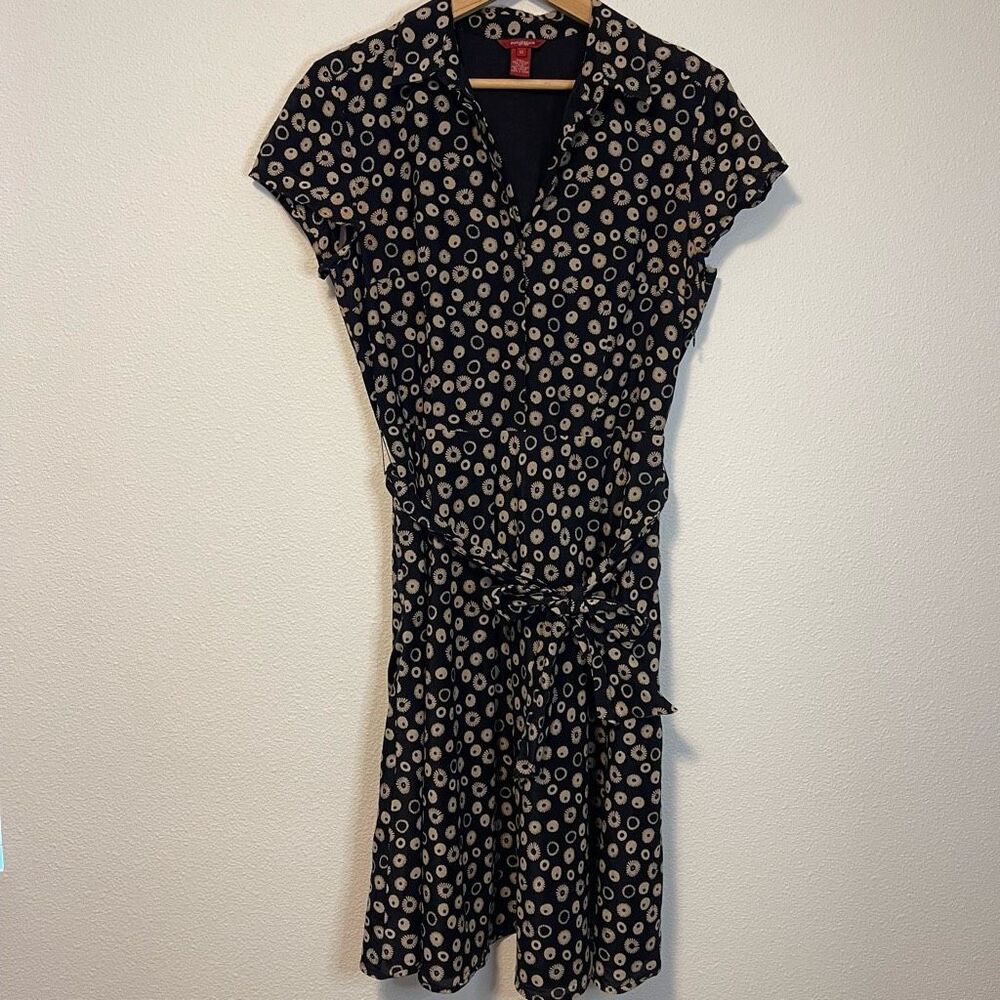 Vintage Sundance Silk Shirt Dress Size 12 FLAWED